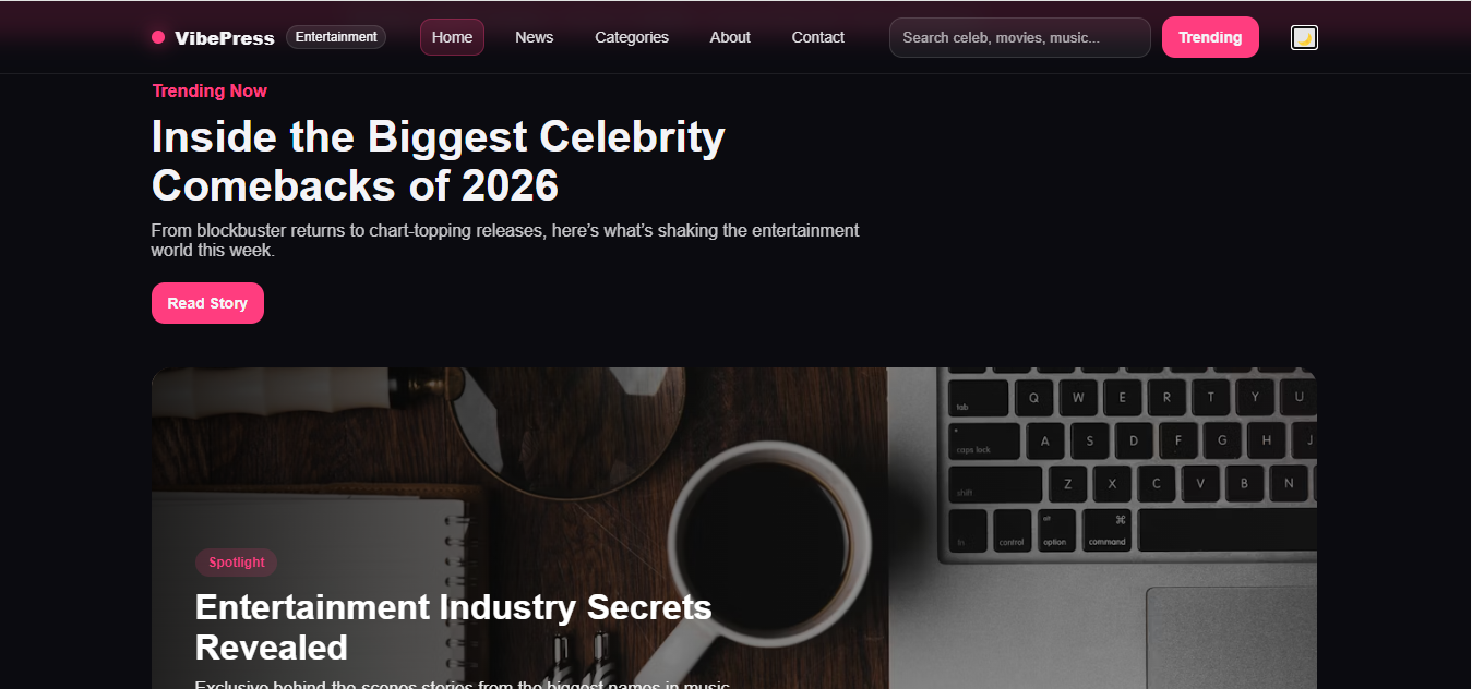 VibePress Entertainment Blog